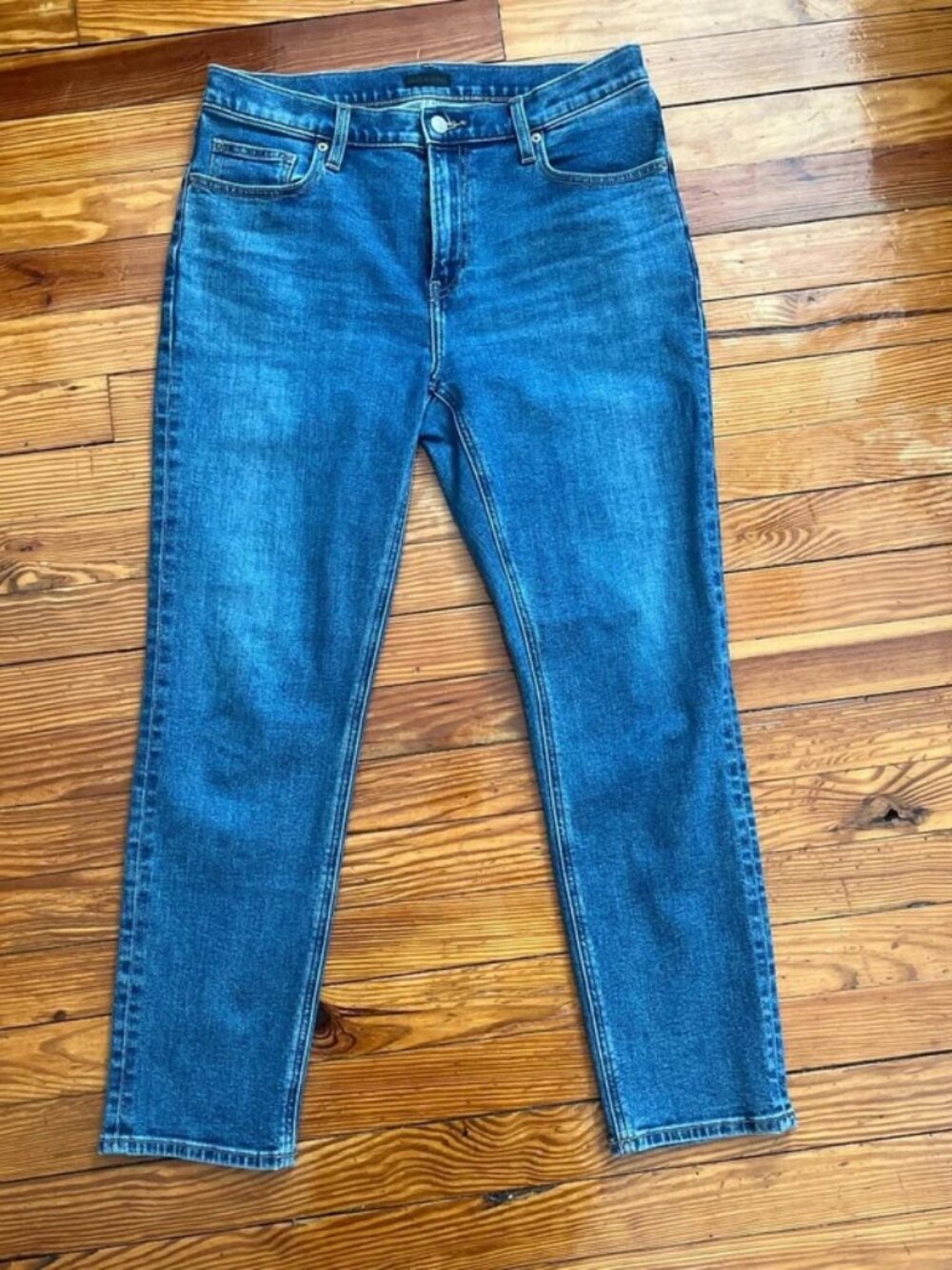 Uniqlo Jeans Slim Straight Kaihara Denim | Medium Wash | Waist 28